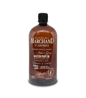 Refill PET de 1 lt de Aromatizador Verbena y Limón Marchand D Aromes
