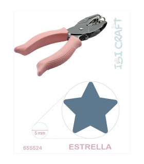 Perforadora Pinza Estrella 5 mm Ibicraft