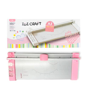 Gillotina Rotativa A3 Rosa Ibicraft