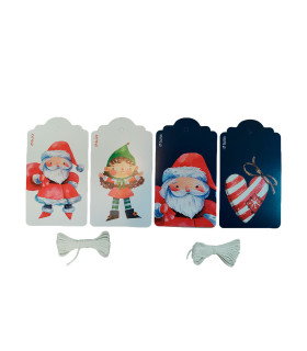 12 Paquetes de 8 Tags Bosque Encantado