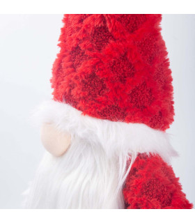 Adorno de Duende Rojo con Luz LED 88 cm Alparamis