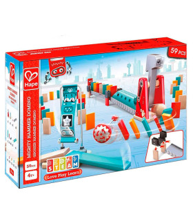 Juego de Dominó de Madera Martillo Poderoso Hape