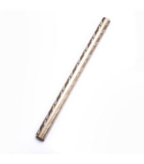 12 Paquetes de 2 Papeles Regalo Tramas Dorado