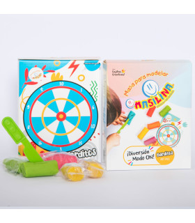 Cajita Creativa de Juego Dardos Masilina