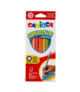 Lápices Carioca Supercolor x 12