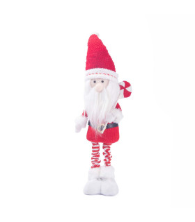 Adorno de Santa con Candy Piernas Extensibles 63 cm Alparamis