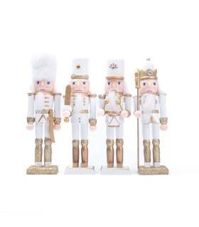 Adorno de Madera Cascanueces 18 cm Alparamis