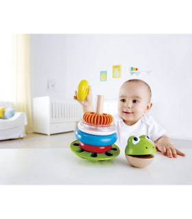 Juguete de Estimulación Sr Rana Apilable Hape