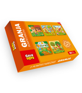 Rompecabezas Granja 5 en 1 de 59 Piezas