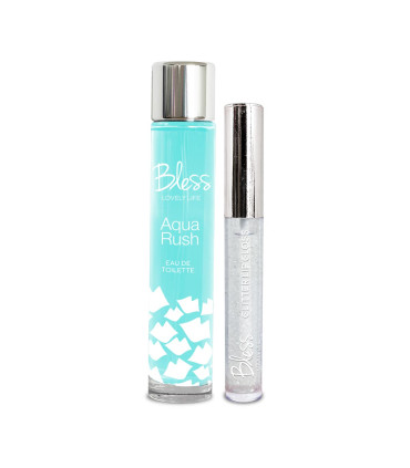 Set Eau de Toilette y Lip Gloss Aqua Rush Bless