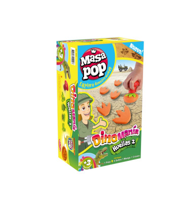 Set Huellas Masa Pop Dinomanía