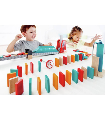 Juego de Dominó de Madera Martillo Poderoso Hape