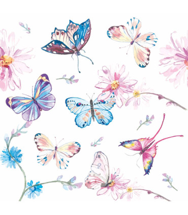 Servilletas 33 x 33 cm Butterflies