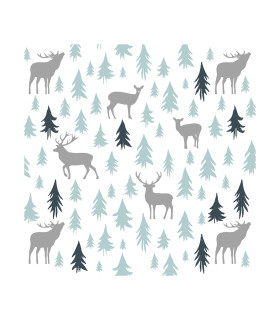 Servilletas 33 x 33 cm Earth Xmas