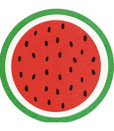 Servilletas 33 x 33 cm Troqueladas Silhouette Melon