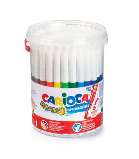 Balde de 60 Marcadores Gruesos Bravo Carioca