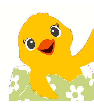 Servilletas Troqueladas 33 x 33 cm Silhouette Happy Chicken