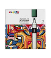 Marcadores Acrílicos Acrylic Carioca Plus x 8