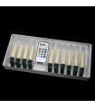 Set de 10 Velas LED con Funciones Color 6 cm Alparamis