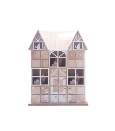 Calendario de Adviento de Madera con Luz LED 37 cm Alparamis