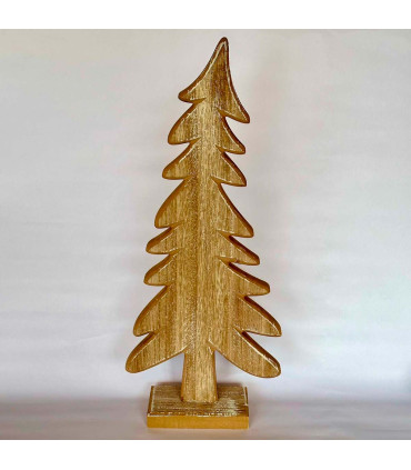 Adorno de Árbol de Navidad de Madera 47 cm Alparamis