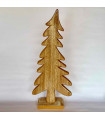 Adorno de Árbol de Navidad de Madera 47 cm Alparamis