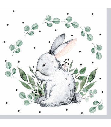 Servilletas 33 x 33 cm Sweet Bunny