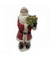 Adorno de Navidad Santa con Caja de Regalo LED 121 cm Alparamis