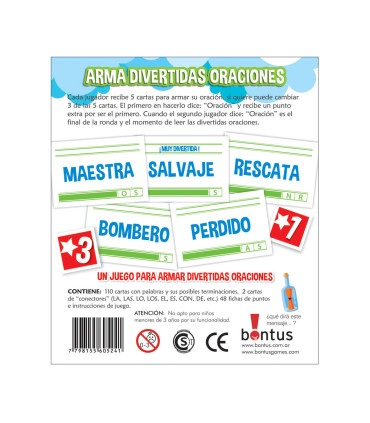 Juego de Mesa Arma Oraciones