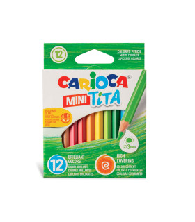 Lápices Tita Mini de Colores Carioca x 12