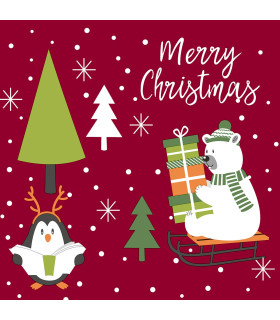 Servilletas 33 x 33 cm Xmas Time