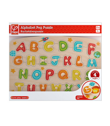 Rompecabezas de Alfabeto Hape Juego Didáctico