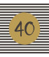 Servilletas 33 x 33 cm 40th Birthday