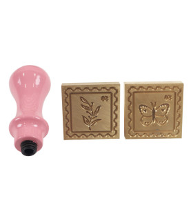 Kit de Sello para Lacre Mango y 2 Bronces Correo Ibicraft