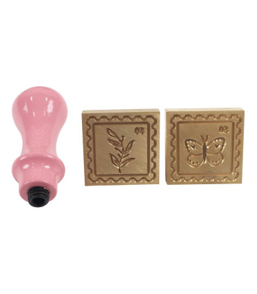 Kit de Sello para Lacre Mango y 2 Bronces Correo Ibicraft