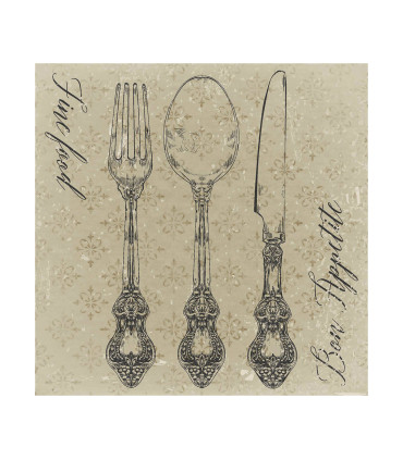 Servilletas 33 x 33 cm Fine Food