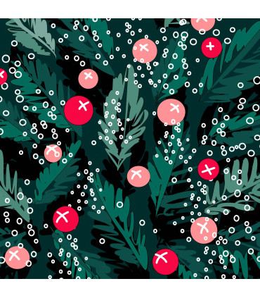 Servilletas 33 x 33 cm Flourish Xmas