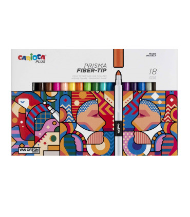 Marcadores Multi Trazo Prisma Carioca Plus x 18