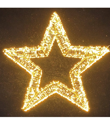 Estrella LED 50 cm Luces Cálidas Alparamis