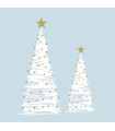 Servilletas 33 x 33 cm Elegant Trees Xmas