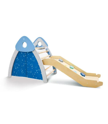 Set 4 en 1 Trepadora y Tobogán Hape