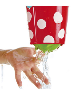Juego de Baldes Alegres Hape Juguete para el Baño