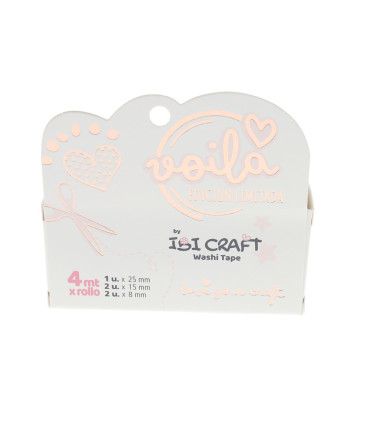 Washi Tape Box 5 Rollos de 4 m Butterflies Edition Ibicraft