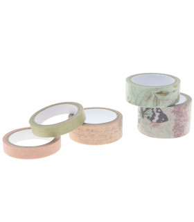 Washi Tape Box 5 Rollos de 4 m Butterflies Edition Ibicraft