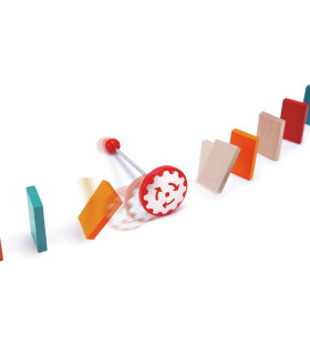 Juego de Dominó de Madera Martillo Poderoso Hape