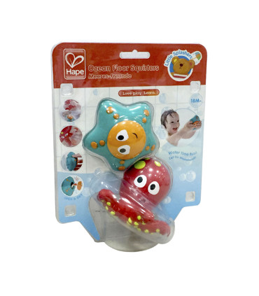 Amigos de Suelo Oceánico Hape Juguete con Chorro de Agua para el Baño
