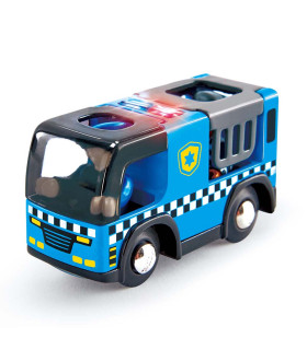 Auto de Policía de Juguete con Sirena Hape