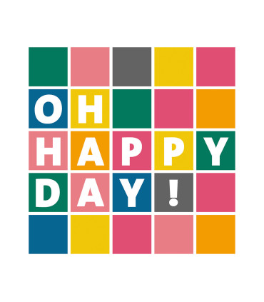 Servilletas 33 x 33 cm Happy Day