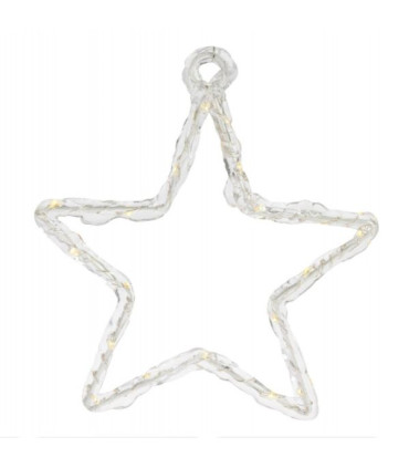 Estrella de Acrílico y Metal con Luz LED 20 cm Alparamis