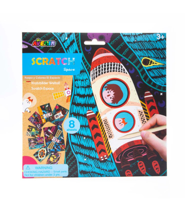 Scratch 20 Pz en 2 Diseños con Exhibidor Avenir